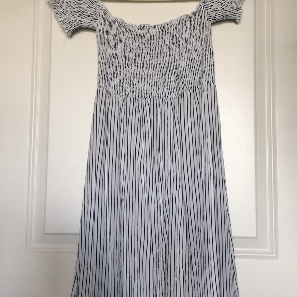 Chelsea and Theodore Off the Shoulder Dress